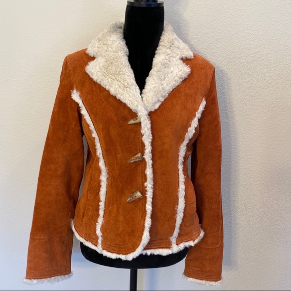 Wilsons Leather Jackets & Blazers - Wilson leather Suede coat medium faux trim     B